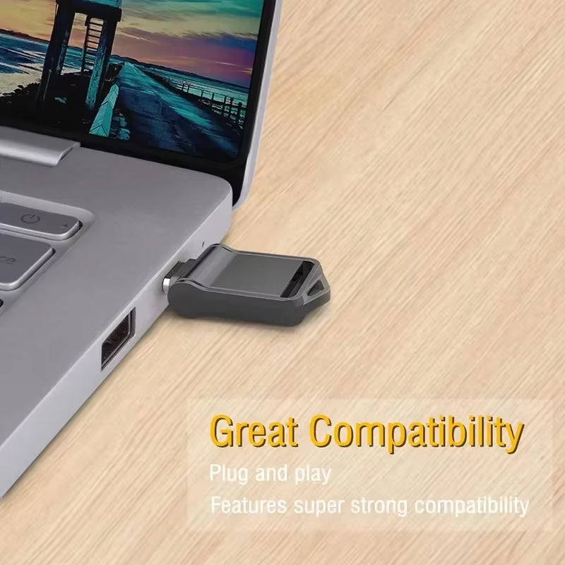 Xiaomi Mini 2TB Flash Drive USB 3.0 Fast Type C Pen Drive Memory Stick High Speed Data 512GB for Computers Phone PC Fast U Disk