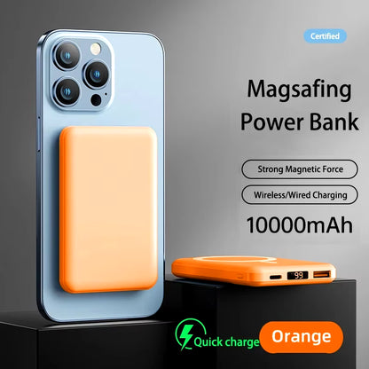 Portable 10000Mah Power Bank Magnetic Wireless Fast Charger 5000Mah USB C Mobile External Battery for Iphone 15 Xiaomi Samsung