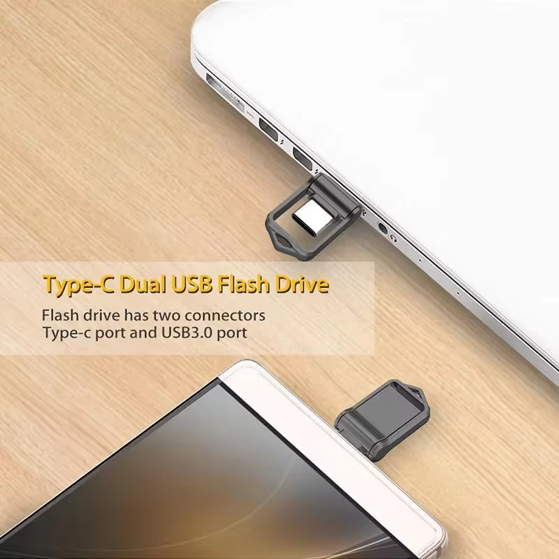 Xiaomi Mini 2TB Flash Drive USB 3.0 Fast Type C Pen Drive Memory Stick High Speed Data 512GB for Computers Phone PC Fast U Disk